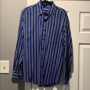 Blue button up